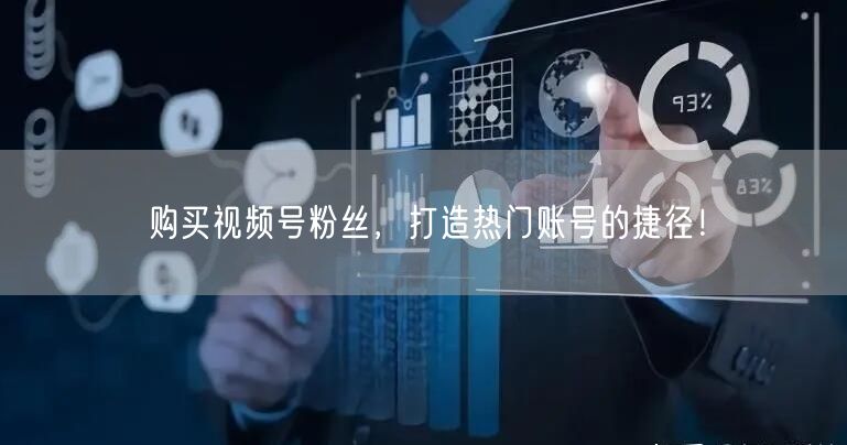 购买视频号粉丝,打造热门账号的捷径!