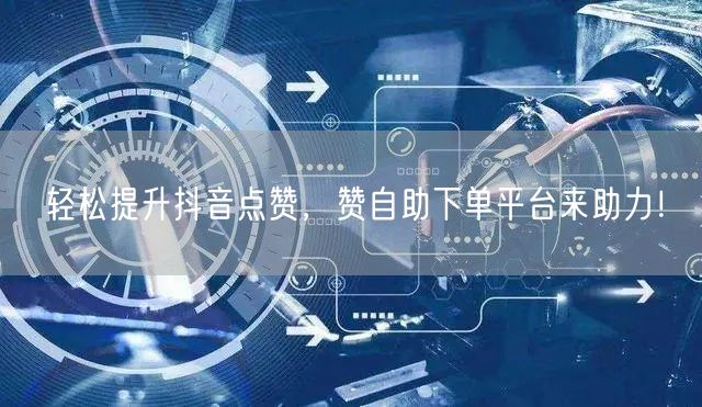轻松提升抖音点赞,赞自助下单平台来助力!