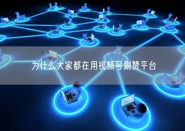 为什么大家都在用视频号刷赞平台